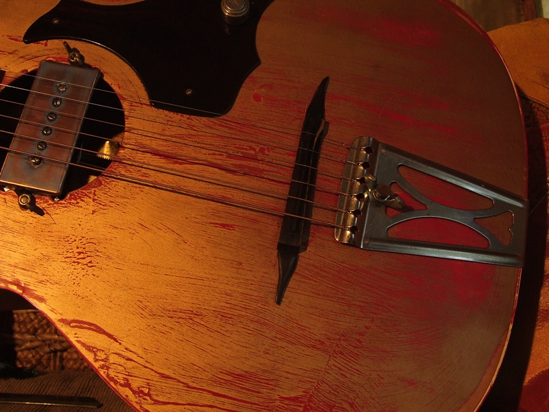1940's Regal Al Hunter Country folk Tenor Guitar 19.5 scale RARE!